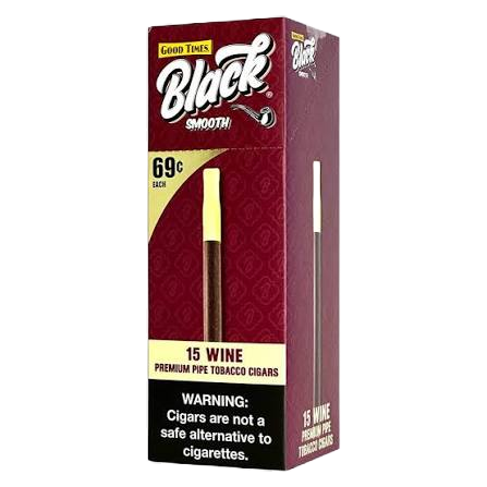 Black Smooth Cigars / Wine